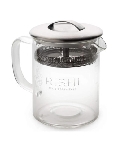 Tetera de Vidrio Borosilicato Rishi Tea Simple Brew 400ml