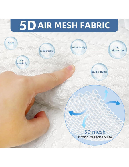 Cojín de Baño SZXYX Ergonómico con Ventosas - Blanco Cojín de Baño SZXYX Ergonómico con Ventosas - Blanco
