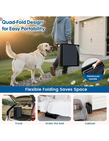 Rampa para perros HBTower 160 cm plegable antideslizante Rampa para perros HBTower 160 cm plegable antideslizante