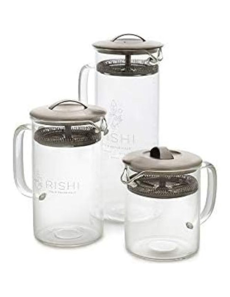 Tetera de Vidrio Borosilicato Rishi Tea Simple Brew 400ml Tetera de Vidrio Borosilicato Rishi Tea Simple Brew 400ml