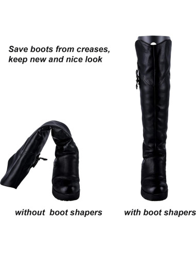 Inserciones para Botas Ruisita 10 Piezas 40.64 cm PVC Negro