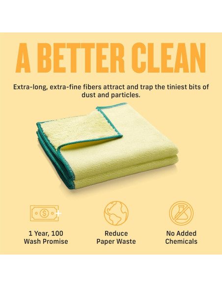 Paño de Microfibra E-Cloth 2 Paquete - Alto Rendimiento para Sacudir Paño de Microfibra E-Cloth 2 Paquete - Alto Rendimiento para Sacudir