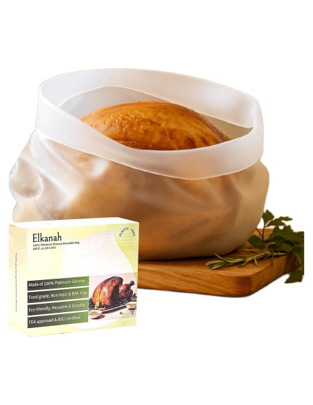 Bolsa de Silicona Reutilizable Elkanah para Pavo 6.9 Gal Bolsa de Silicona Reutilizable Elkanah para Pavo 6.9 Gal