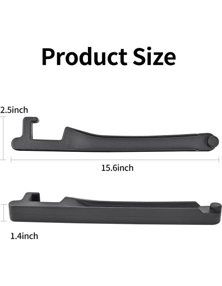 Relleno Espacio Asientos Auto Edotim con Gancho 2PCS Negro Relleno Espacio Asientos Auto Edotim con Gancho 2PCS Negro