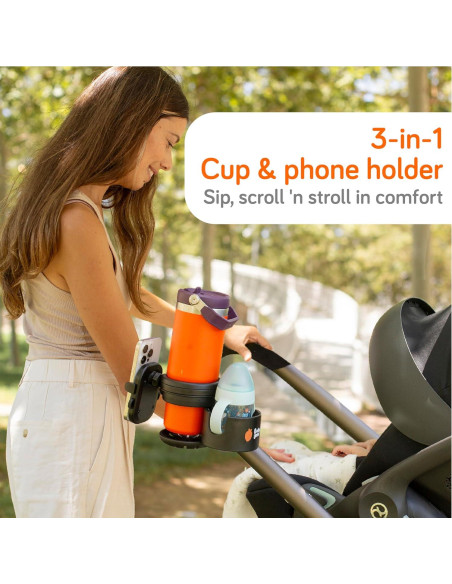 Soporte 3 en 1 para Taza y Teléfono Baby Uma - Universal Soporte 3 en 1 para Taza y Teléfono Baby Uma - Universal