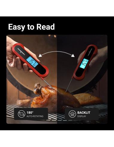 Termómetro Digital de Carne ThermoMaven HT02 Rojo 100% Impermeable