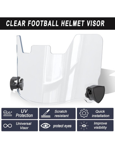 Visera de Fútbol LOKIYS-1 con Protección UV y Clips