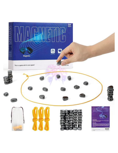 Juego de Ajedrez Magnético LHROZE 40 Piezas Viaje 430g Juego de Ajedrez Magnético LHROZE 40 Piezas Viaje 430g