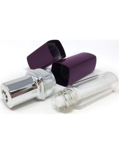 Juego de 5 Inhaladores de Aromaterapia Rivertree Life - Aluminio y Vidrio