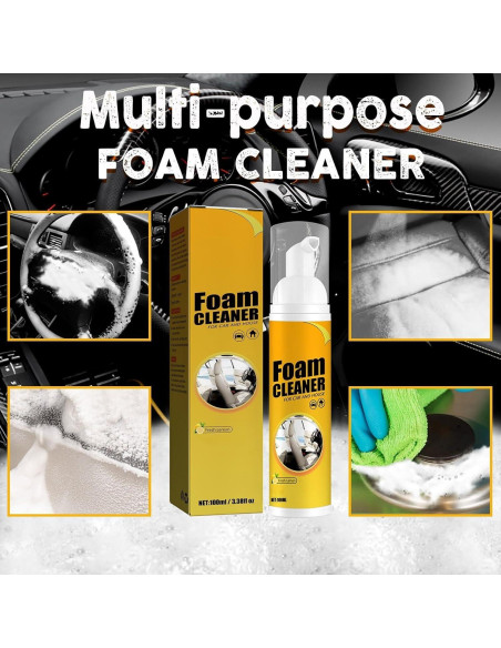 Limpiador de Espuma Multifuncional 100ml - MICROBUS (2PCS) Limpiador de Espuma Multifuncional 100ml - MICROBUS (2PCS)