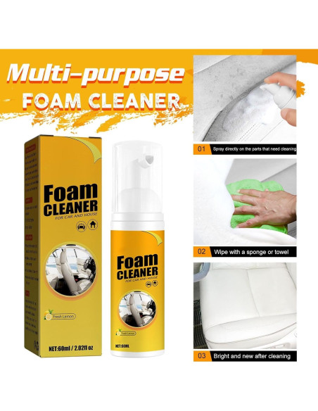 Limpiador de Espuma Multifuncional 100ml - MICROBUS (2PCS) Limpiador de Espuma Multifuncional 100ml - MICROBUS (2PCS)