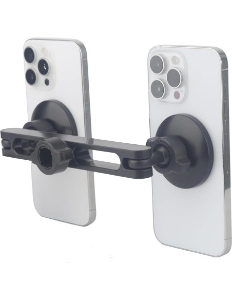Soporte Magnético Doble para Teléfono Rigdance 2-en-1 Ajustable Soporte Magnético Doble para Teléfono Rigdance 2-en-1 Ajustable