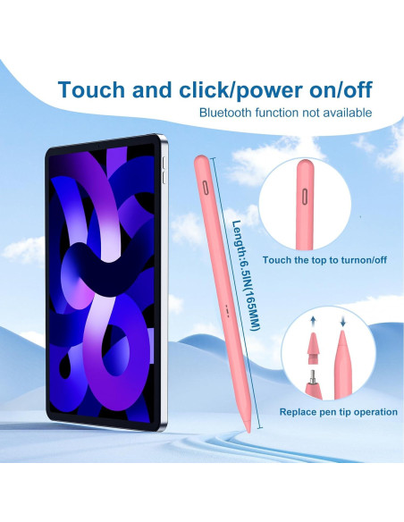 Lápiz Stylus YAGFK DP01 para Android Fire Max 11 Rosa Lápiz Stylus YAGFK DP01 para Android Fire Max 11 Rosa