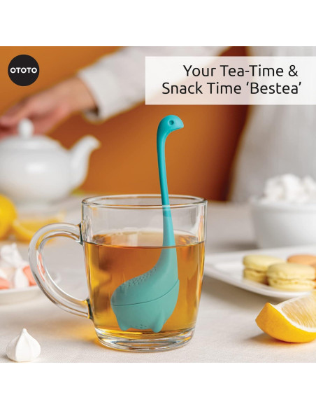 Infusor de Té OTOTO Baby Nessie - Silicona Turquesa Infusor de Té OTOTO Baby Nessie - Silicona Turquesa