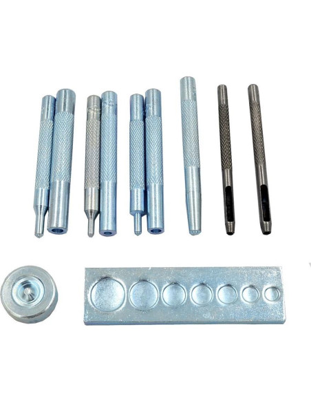 Kit de herramientas de cuero DIY Skyzonal 11 piezas con troquel Kit de herramientas de cuero DIY Skyzonal 11 piezas con troquel