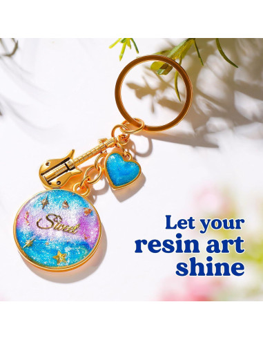 Resina UV Perlescente LET'S RESIN 10 Colores 20g Cada Uno