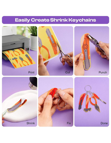 Kit de Llaveros Retráctiles 132 PCS Ayfjovs - Manualidades DIY