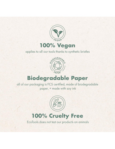 EcoTools EcoPouf Delicado 4 Pack - Esponjas de Lufa Ecológicas