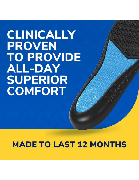 Plantillas de confort Dr. Scholl's con gel masajeador 2 unidades Plantillas de confort Dr. Scholl's con gel masajeador 2 unidades