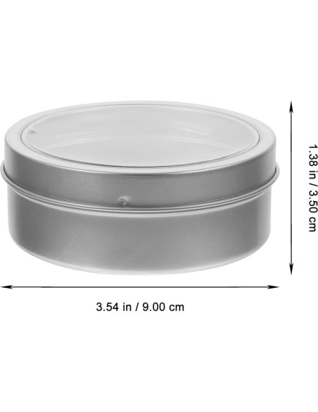 Garneck Latas de Aluminio 85g - Contenedor Redondo Magnético Garneck Latas de Aluminio 85g - Contenedor Redondo Magnético