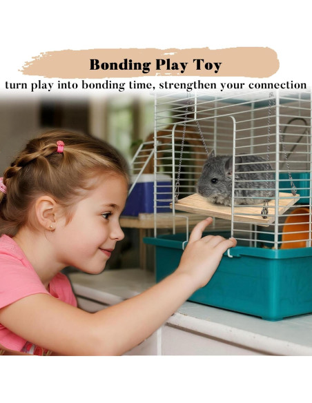 Juguetes Colgantes para Chinchillas Jevnd - Madera Secada al Horno Juguetes Colgantes para Chinchillas Jevnd - Madera Secada al Horno