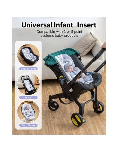 Soporte para Cabeza de Silla de Auto Bebé Kenkyo Gris