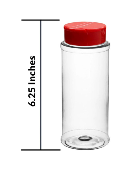 Set de 3 Botellas de Especias Skyway 12 OZ - Plástico Claro Set de 3 Botellas de Especias Skyway 12 OZ - Plástico Claro