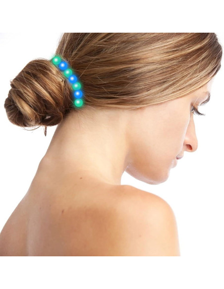 200 Perlas Luminiscentes Beupy 8mm Azul Verde para Joyería DIY 200 Perlas Luminiscentes Beupy 8mm Azul Verde para Joyería DIY
