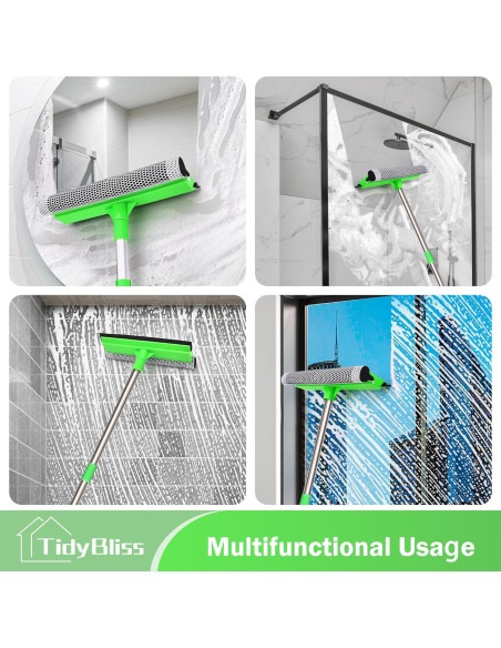 Limpiaparabrisas Profesional TidyBliss 142 cm con Esponja Verde Limpiaparabrisas Profesional TidyBliss 142 cm con Esponja Verde