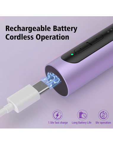 Juego de Taladro de Uñas Eléctrico ZARRSON 5 Velocidades