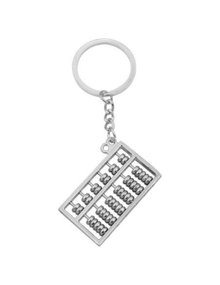 Llave de Ábaco Miniatura Elechobby Plateado Feng Shui Llave de Ábaco Miniatura Elechobby Plateado Feng Shui