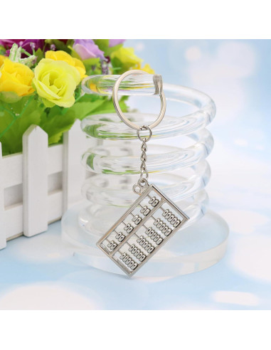 Llave de Ábaco Miniatura Elechobby Plateado Feng Shui