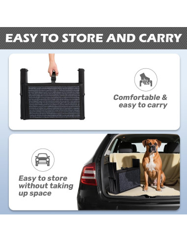 Escalera Plegable para Perros Heeyoo - 5 Escalones Antideslizantes
