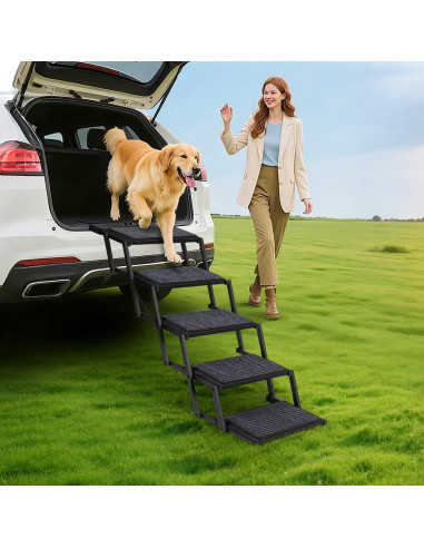 Escalera Plegable para Perros Heeyoo - 5 Escalones Antideslizantes