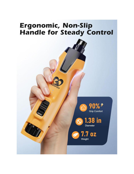 Molinillo de Uñas Eléctrico Casfuy N70 - 6 Velocidades, 2000mAh Molinillo de Uñas Eléctrico Casfuy N70 - 6 Velocidades, 2000mAh