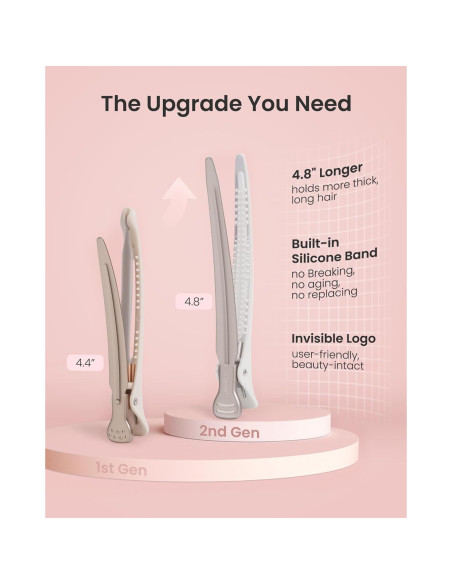 Clips para Cabello AIMIKE OpalShell 12.19 cm Antideslizantes Clips para Cabello AIMIKE OpalShell 12.19 cm Antideslizantes
