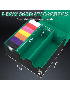 Caja de Almacenamiento de Cartas QLOUNI 2100+ Verde Impermeable 2