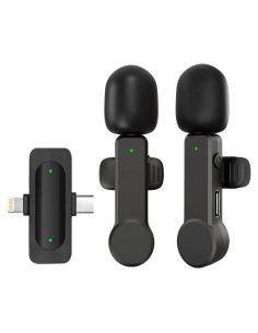 Micrófono Lavalier Inalámbrico TXTUNE K20 para iPhone y Android