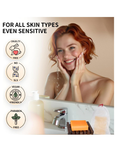 Jabón Aclarante Ceedoo con Ácido Kójico y Vitamina C 198g