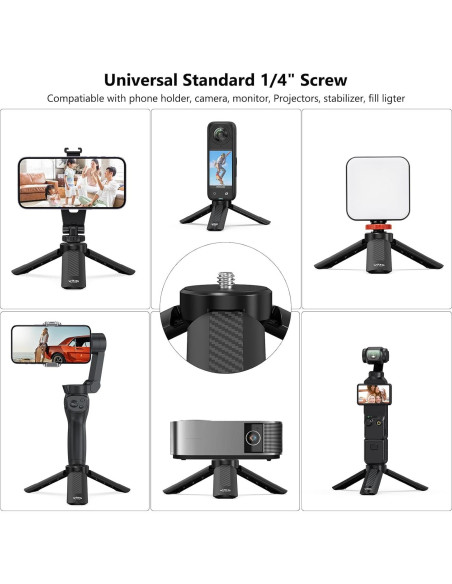 Mini Trípode VRIG TP05S para DJI OSMO Pocket 3 - Soporte Portátil Mini Trípode VRIG TP05S para DJI OSMO Pocket 3 - Soporte Portátil