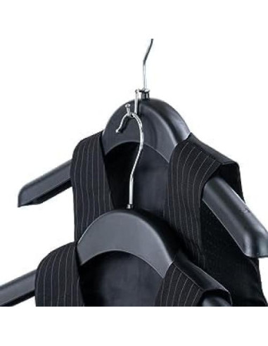 Ganchos Conectores para Perchas KOOBAY 72PCS Plateado