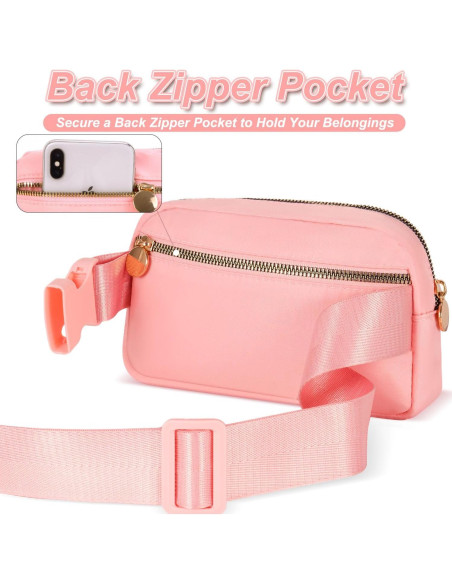 Riñonera Personalizada Uygafly para Mujeres - Color Durazno, Inicial K Riñonera Personalizada Uygafly para Mujeres - Color Durazno, Inicial K
