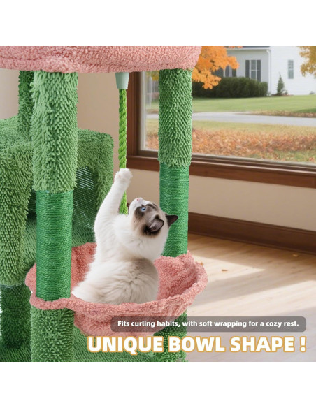 Árbol para Gatos Todo en Uno TWDEPART 95 cm Verde Árbol para Gatos Todo en Uno TWDEPART 95 cm Verde