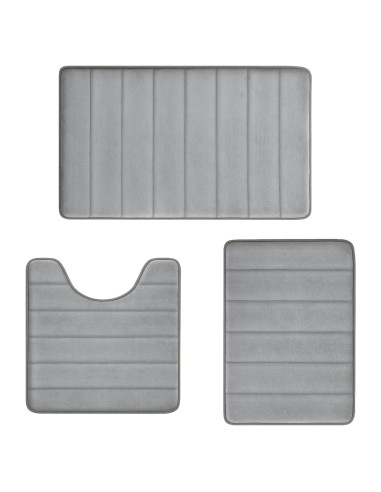 Juego de Alfombrillas de Baño RUN HELIX 3 Piezas Antideslizantes