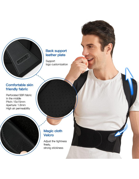 Corrector de Postura Ajustable para Espalda - Unisex Corrector de Postura Ajustable para Espalda - Unisex