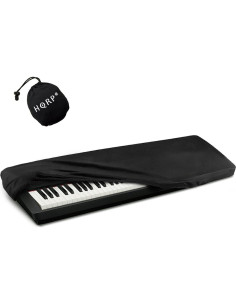 Cubierta de Teclado HQRP Elástica para 61 Teclas - Negra 2