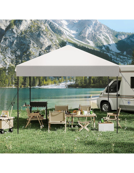 Carpa Plegable Amenitlif 3x3m Ajustable Impermeable Blanca Carpa Plegable Amenitlif 3x3m Ajustable Impermeable Blanca