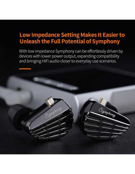 Auriculares In-Ear KZ Sinfonía con Controladores Híbridos 13.2mm Auriculares In-Ear KZ Sinfonía con Controladores Híbridos 13.2mm