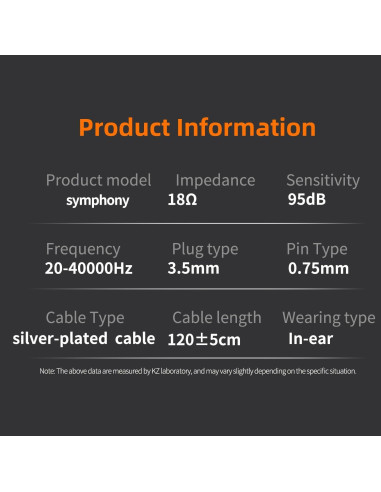Auriculares In-Ear KZ Sinfonía con Controladores Híbridos 13.2mm