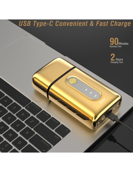 Afeitadora de lámina eléctrica Aesfee AF-8088 impermeable USB-C Afeitadora de lámina eléctrica Aesfee AF-8088 impermeable USB-C